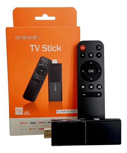 Tv Stick Android 14.0 4k Chromecast Wifi Tv Box Preto Padrão