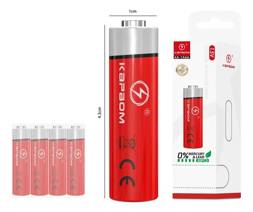 60 Unidades Pilhas Palito 5AAA 1.5v Bateria Hi-power Nimh