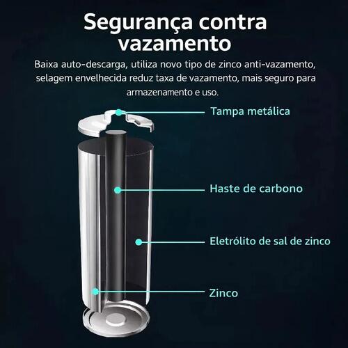 60 Unidades Pilhas Palito 5AAA 1.5v Bateria Hi-power Nimh