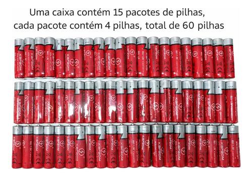 60 Unidades Pilhas Palito 5AAA 1.5v Bateria Hi-power Nimh