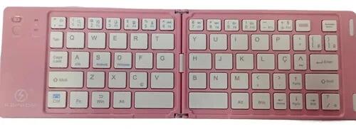 Teclado Bluetooth Dobrável Sem Fio Tab/cel/iPad/notebook