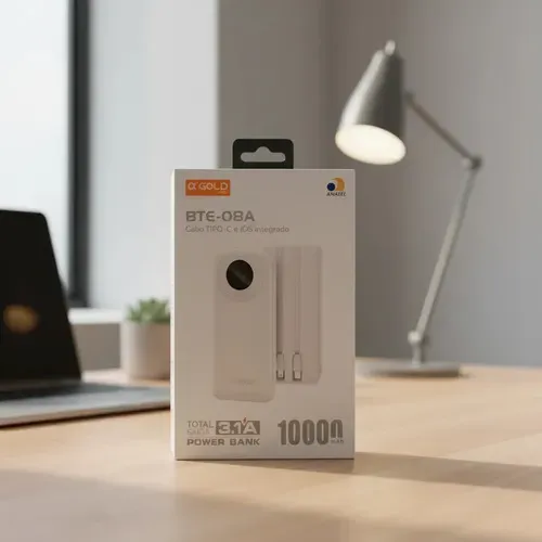 Carregador A`gold Bte-08a Usb Para Dispositivos Móveis Branco