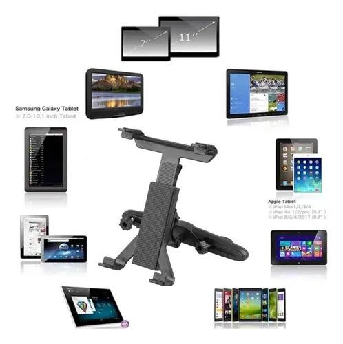Suporte Tablet iPad Encosto Cabeça Banco Carro Passageiro