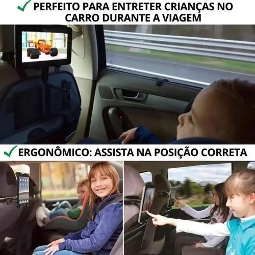 Suporte Tablet iPad Encosto Cabeça Banco Carro Passageiro