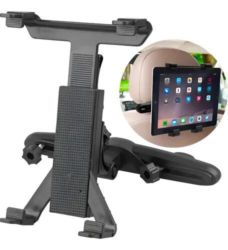 Suporte Tablet iPad Encosto Cabeça Banco Carro Passageiro Preto