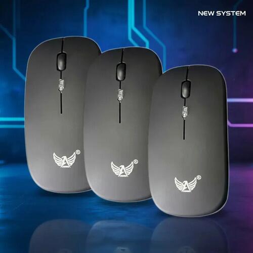 Mouse Sem Fio Bluetooth + 2.4g Usb Recarregável Para
