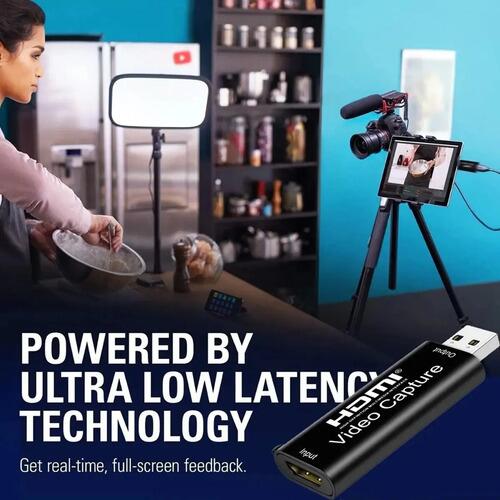 Placa De Captura Hdmi 4k Usb 1080p Full Hd Live Streaming