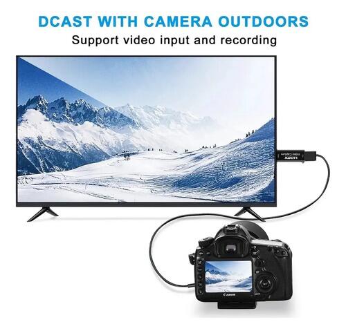 Placa De Captura Hdmi 4k Usb 1080p Full Hd Live Streaming