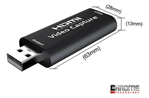 Placa De Captura Hdmi 4k Usb 1080p Full Hd Live Streaming