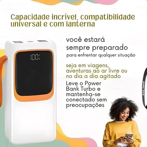 Power Bank 300000mah Carregador Portatil Turbo Original