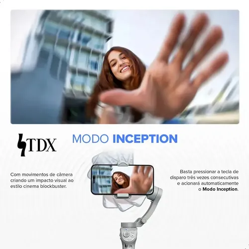 Estabilizador Celular Gimbal 3 Eixos Para Tripé Ia Video