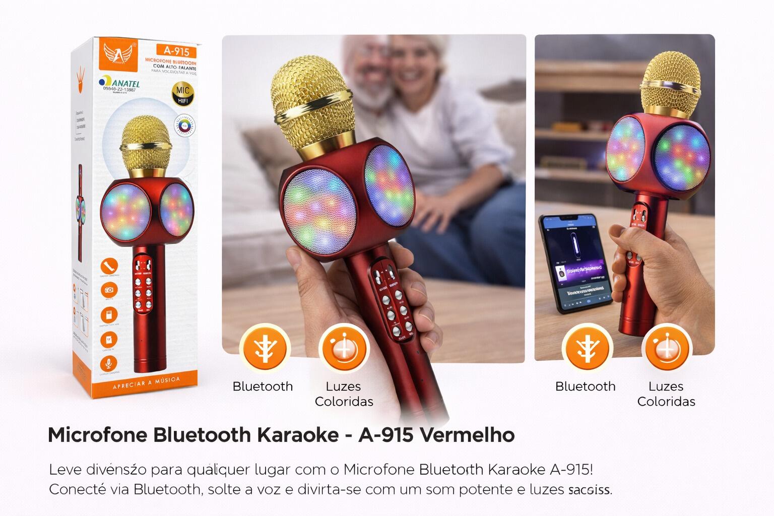 Microfone Karaoke A-915