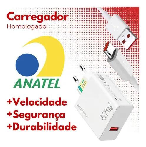 Cabo USB Tipo C super resistente 1 Metro Branco