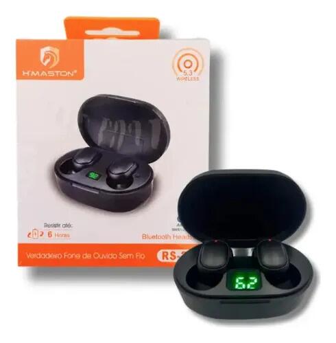 Fone Ouvido Bluetooth RS26 Sem Fio H Maston Digital Com Nf
