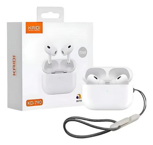 Fone De Ouvido Kaidi Kd790 Som Academia Sem Fio Tws In Ear C Branco