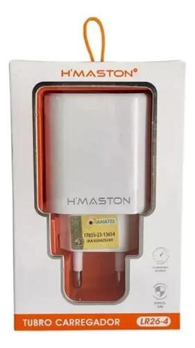 Fonte Carregador LR26-4 Turbo 30w Fonte Carga Rápida Usb