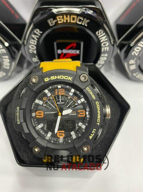 G-Shock Mudmaster Black Out Preto/Amarelo