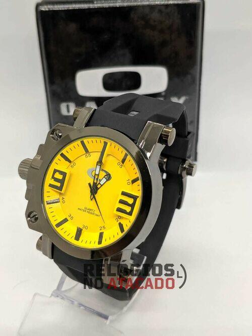 Relógio Oakley Gearbox Titanium Amarelo