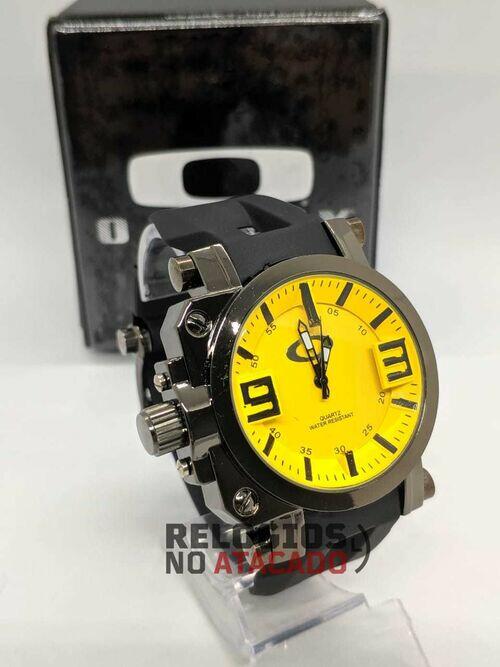 Relógio Oakley Gearbox Titanium Amarelo