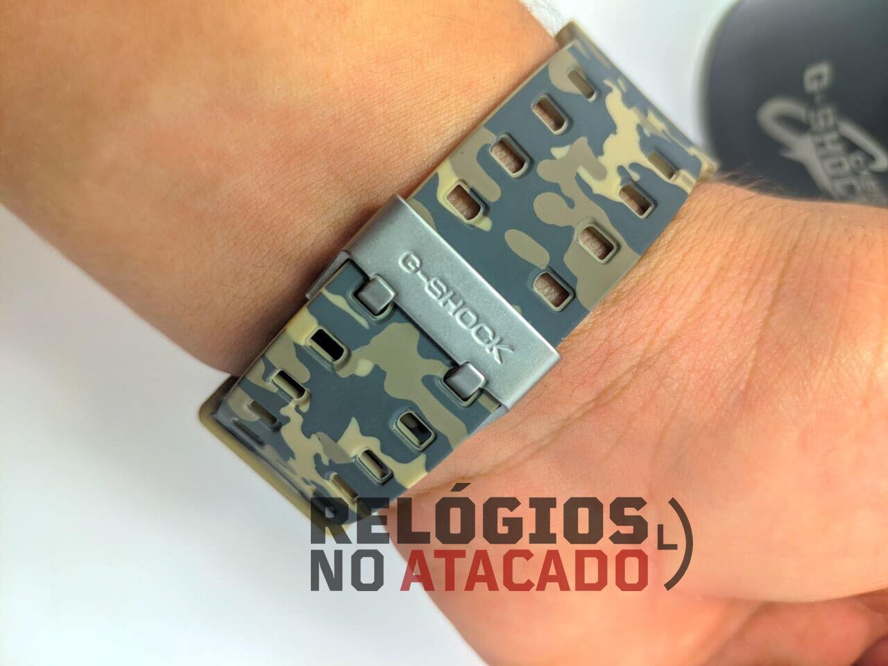 Relógio G-Shock Ga100 Camuflado Bege a prova dagua