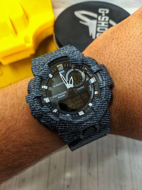 G-shock Gba-800 Jeans Preto - Linha Gold A prova d'agua