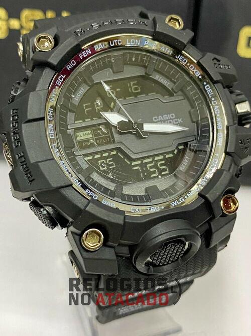casio mudmaster wr20bar dourado