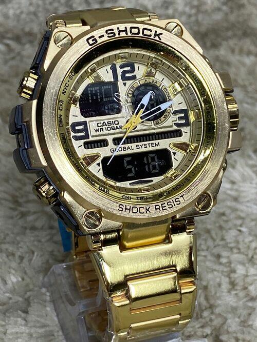 Relógio masculino G-Shock Metal Dourado linha Gold 2021