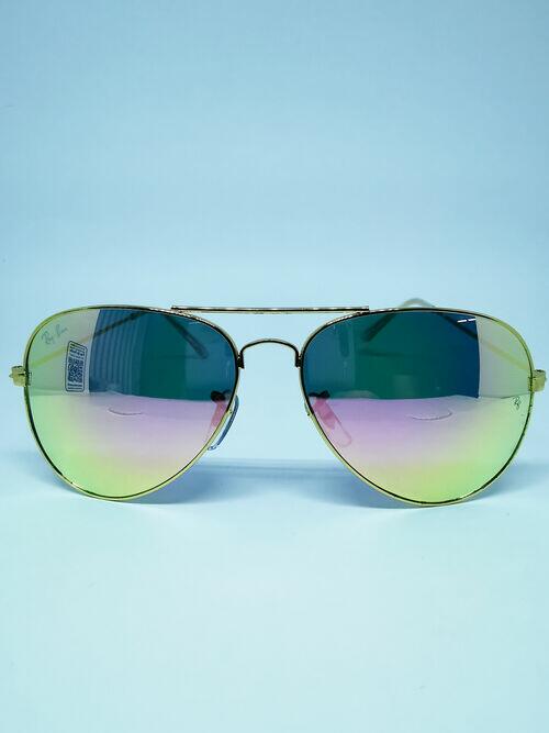 Óculos Ray Ban Round Aviador Dourado
