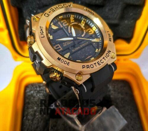 Relógio masculino G-Shock Metal Black Gold
