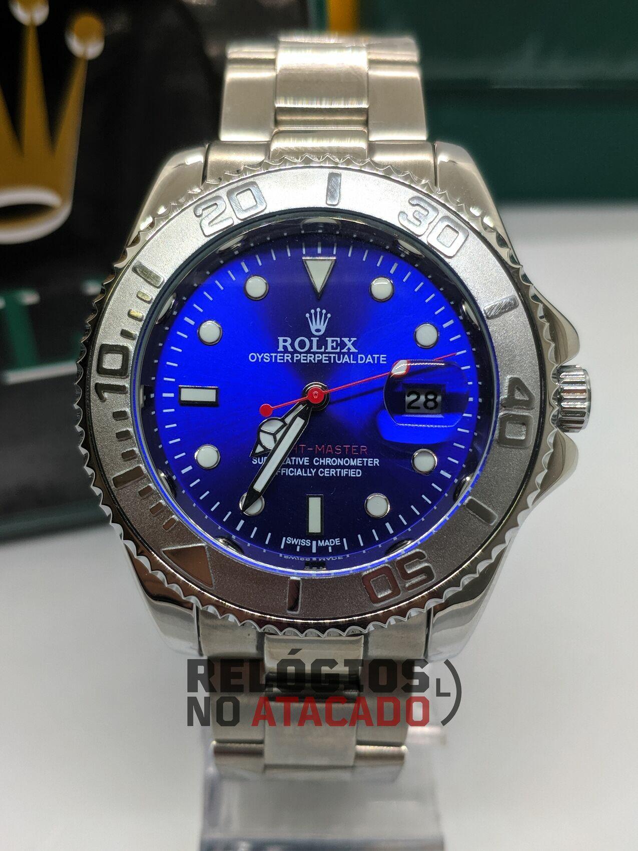 Relógio masculino militar G-Shock Metal P/aço Prata/Dourado