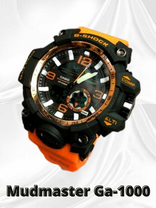 G-shock mudmaster GW1000 Preto P/ Laranja