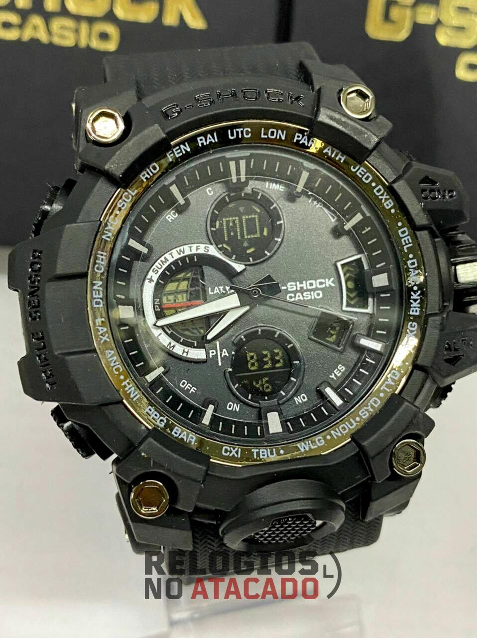 Relógio G-Shock Gravitmaster Preto a prova dagua