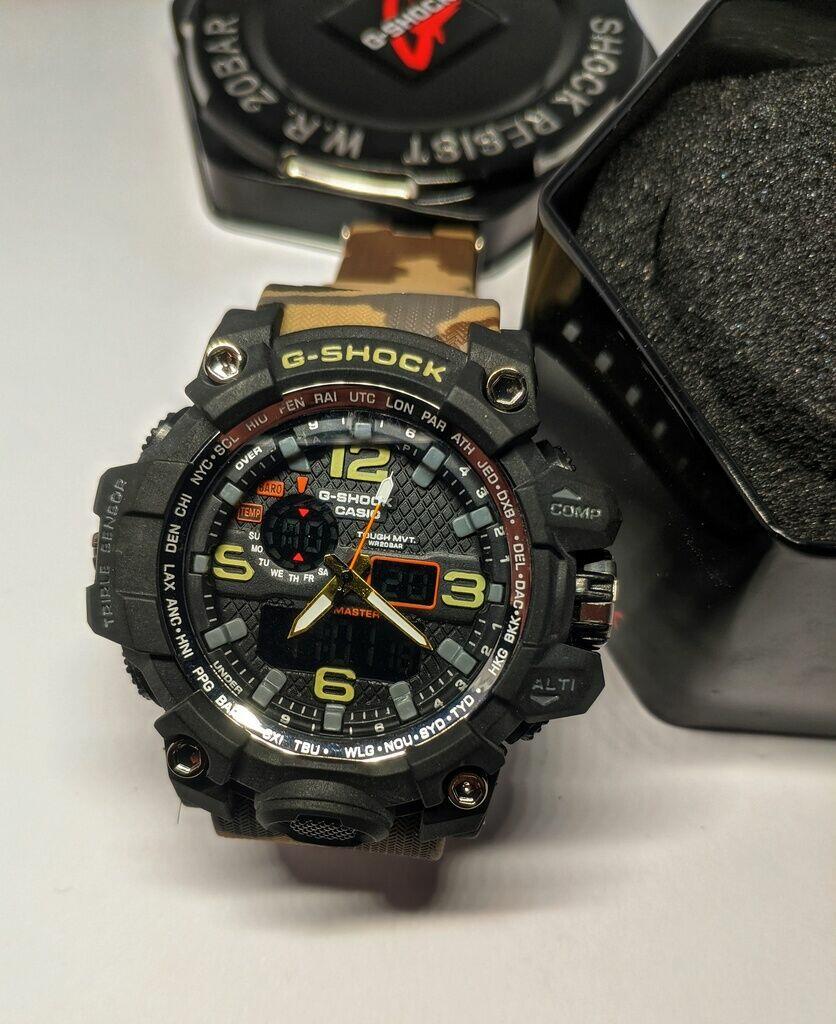 Relógio Militar G-Shock Camuflado marrom digital /analógico