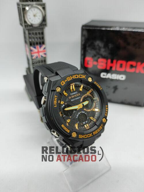 Relógio G-Shock Metal Preto/ Dourado