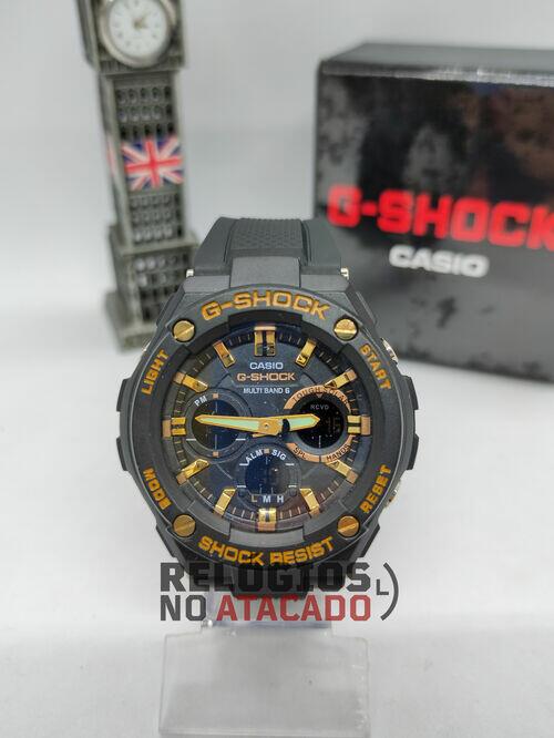 Relógio G-Shock Metal Preto/ Dourado