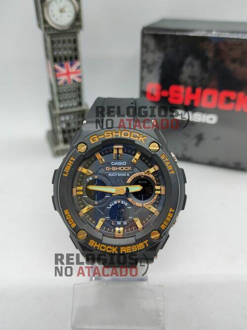 Relógio G-Shock Metal Preto/ Dourado