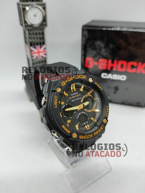 Relógio G-Shock Metal Preto/ Dourado