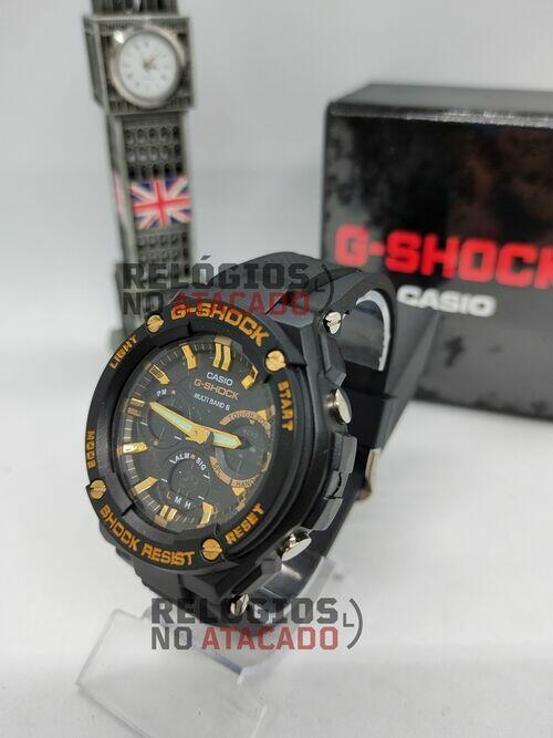 Relógio G-Shock Metal Preto/ Dourado