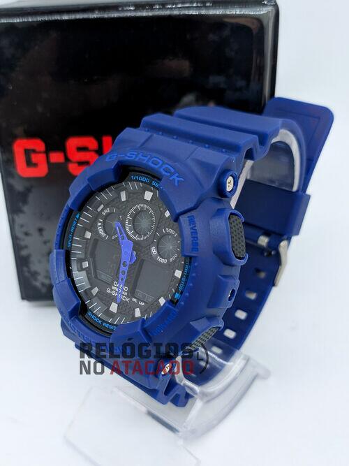 Relógio G-Shock GA100 Azul - 100% Funcional