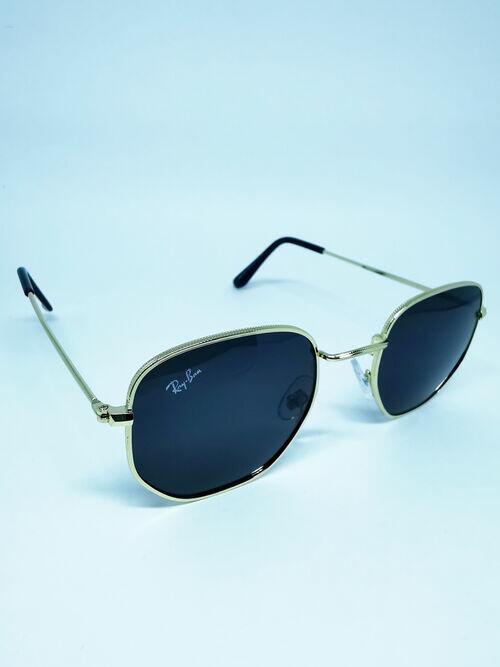 Óculos Ray Ban Round Redondo Dourado / Preto