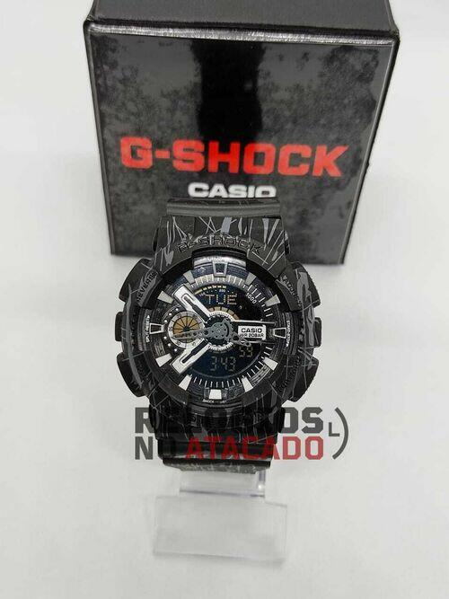 Relógio G-Shock Ga110 Preto Automático digital ponteiro a prova d'agua