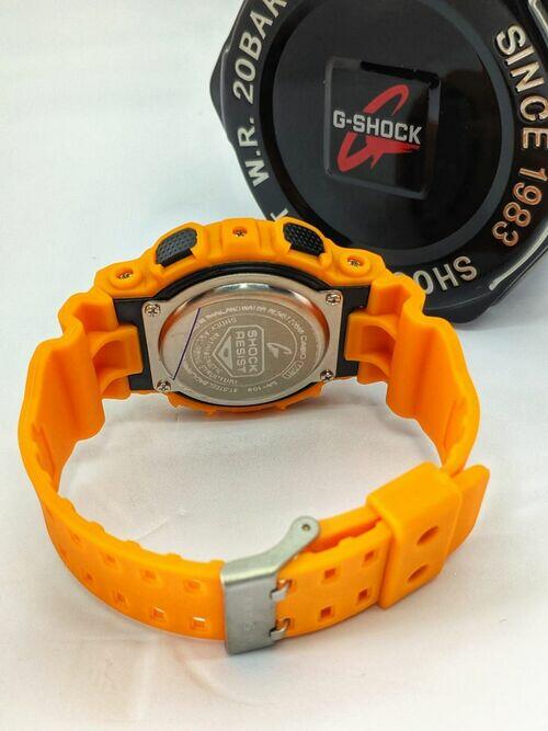 Relógio G-Shock Ga100 Amarelo Automático digital ponteiro