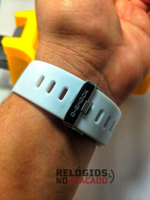 G-shock Ga-500 Branco Linha Gold a prova d'agua