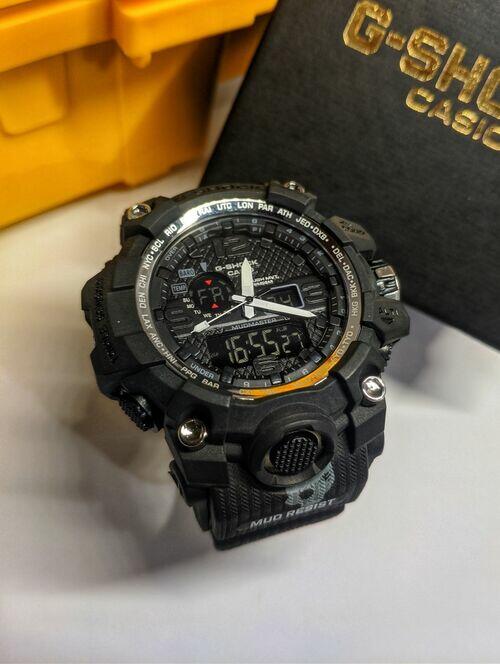 Relógio Militar G-Shock Camuflado Preto digital /analógico - a prova d'agua