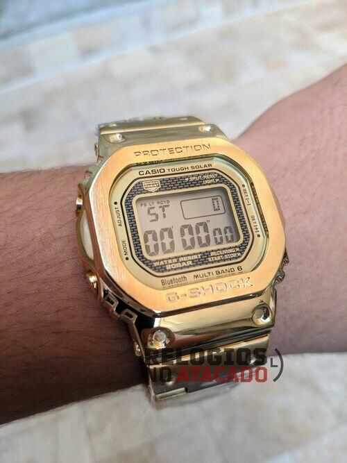 Relógio Masculino G-Shock Metal GMW-B5000 Dourado