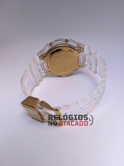 Relógio masculino G-Shock transparente BW-5035E a prova d'agua