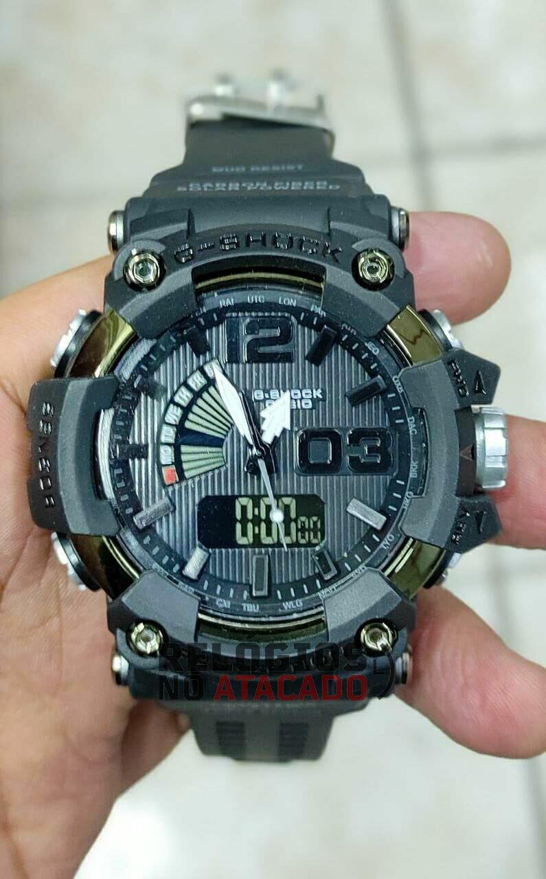 Relógio G-shock Ga-550 Preto 100% Funcional a prova dagua