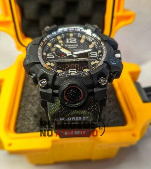 Relógio Militar G-Shock Camuflado Verde digital /analógico - a prova d'agua