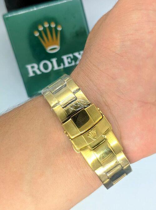 Comprar Rolex Submariner X230 Dourado a prova dagua - R$125,00