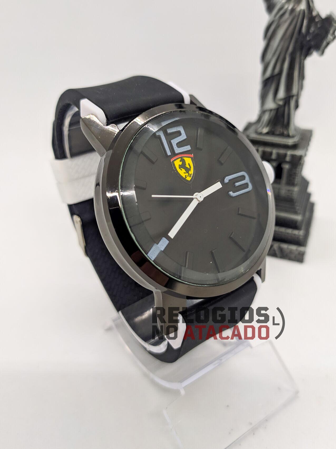 Relógio Scuderia Ferrari Masculino Borracha Preta - 830734 by Vivara -  Shop2gether